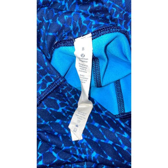 Lululemon Pure Practice Pant Samba Snake Kayak Blue Hero     Size: 8 - Picture 5 of 5